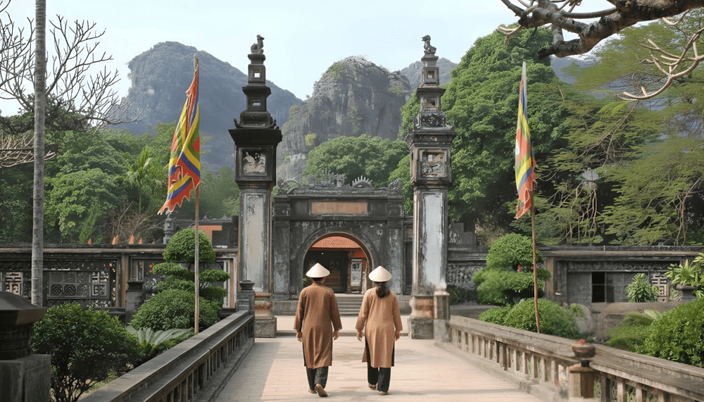 The Majestic King Dinh Tien Hoang Temple